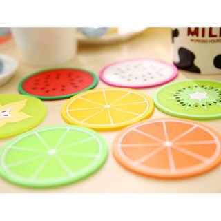 SET 4 MIẾNG LÓT LY SILICON TRÁI CÂY