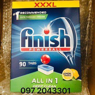 Viên rửa bát finish all in 1 90 viên