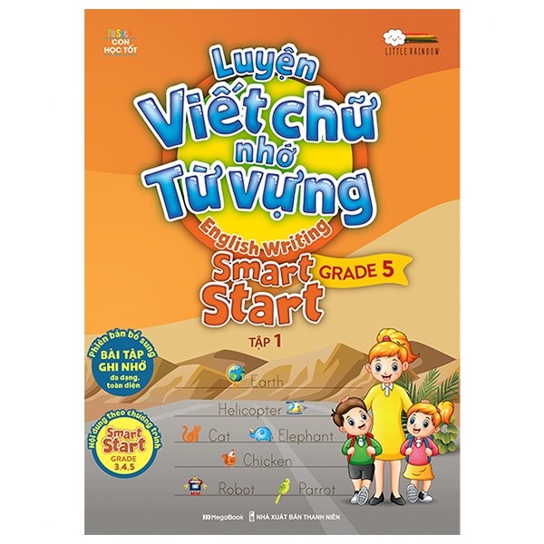 Sách -Luyện Viết Chữ Nhớ Từ Vựng - English Writing Smart Start Grade 5 - Tập - 8936110987240