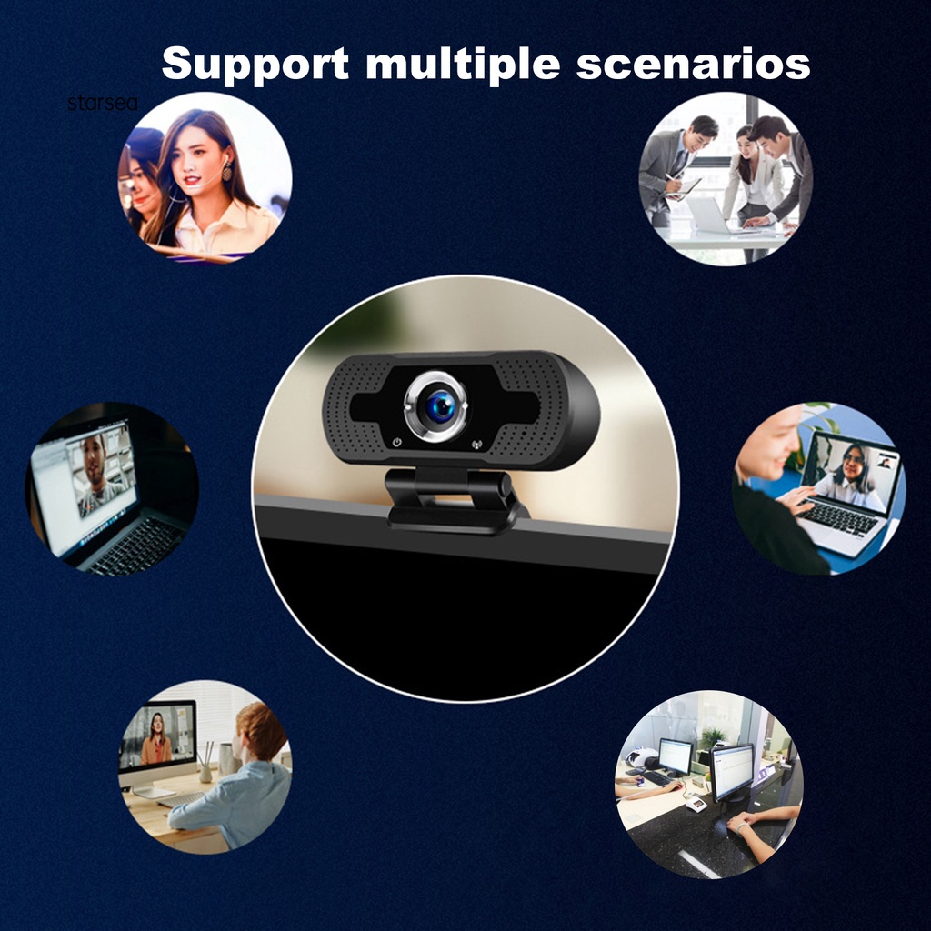 Webcam không ổ đĩa STSEZ HD 1080P kèm hai micro cho máy tính | BigBuy360 - bigbuy360.vn