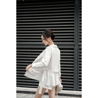 Aó Blazer xếp li lưng BOHEE A110