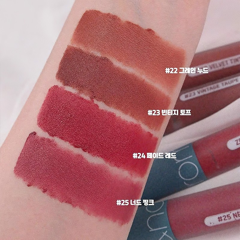 [NEW][MÀU 22-25] SON KEM LÌ ROMAND ZERO VELVET TINT 2021 VINTAGE | BigBuy360 - bigbuy360.vn