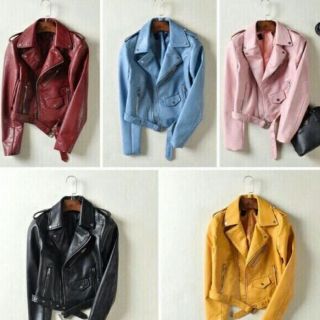 Áo khoác da nữ cao cấp LOẠI 1 SẴN ĐEN hoặc ORDER hàng Quảng Châu