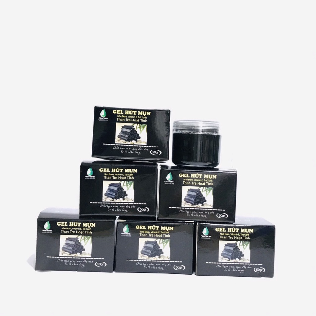 Gel lột mụn than tre hoạt tính N gân Bình - Gel hút mụn cám,mụn đầu đen