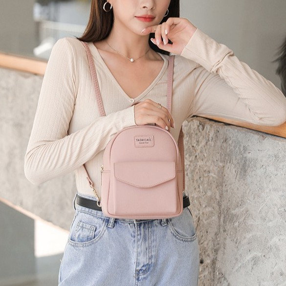 Balo Nữ🍎FREESHIP🍎Balo Thời Trang Chính Hãng TAOMICMIC Kiểu Dáng Vintage Phong Cách Hàn Quốc Cực Sang Chảnh TM24 - Nabi