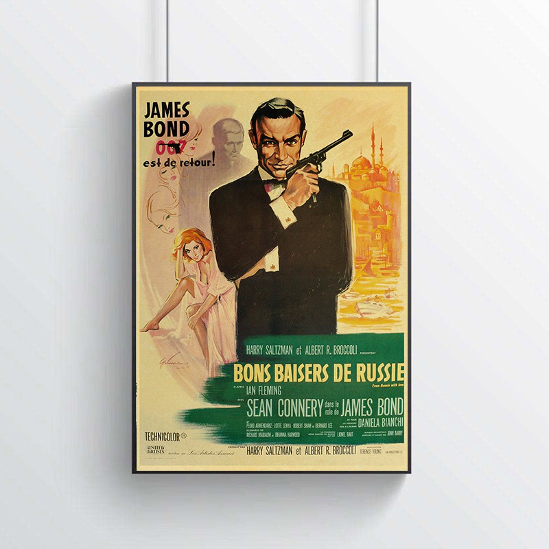 Poster Hình Cầu Thủ Bóng Rổ James Bond 007