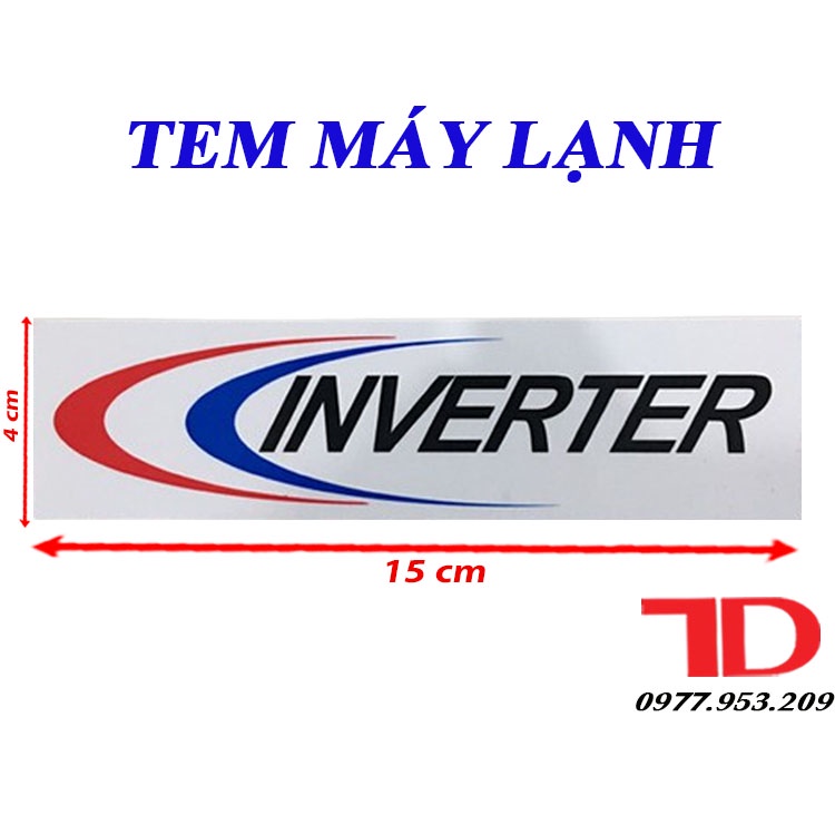 TEM MÁY LẠNH INVERTER MÀU