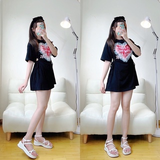 Đầm Thun Tim Rút Eo Hèo Studio (Ảnh Thật)