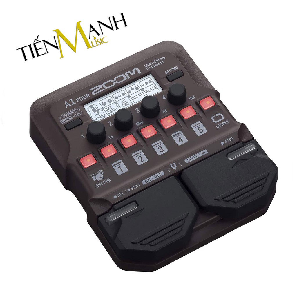 Zoom A1 Four, A1X Four - Phơ Acoustic Guitar Bàn đạp Multi-Effects Pedal - Chính Hãng