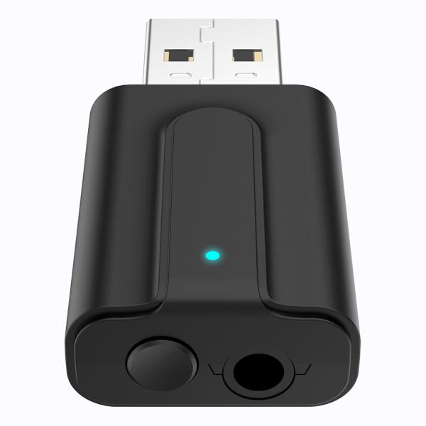 2 in 1 Bluetooth 5.0 Transmitter Receiver 3.5mm AUX HIFI Stereo Audio USB