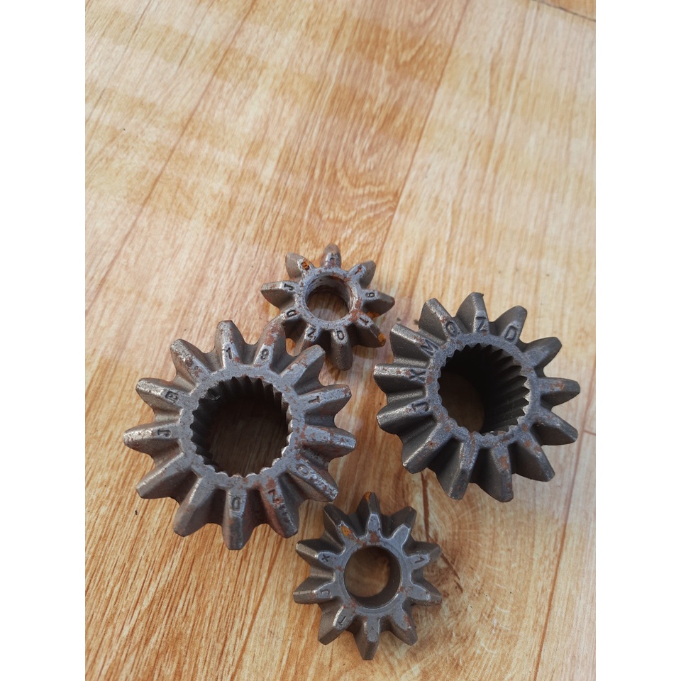 Bộ visai răng mịn dùng để thay thế cho các loại cầu 4 ốc, cầu 5 ốc xe 3 bánh Trung Quốc.