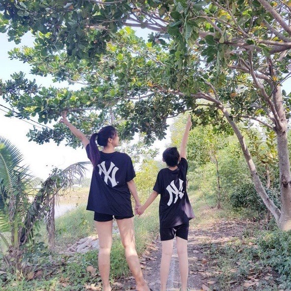 áo thun gia đinh 3 4 5 người  in 2 mặt chữ dễ thương