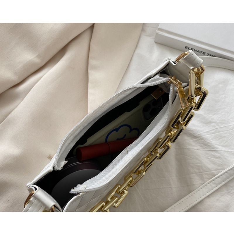 Túi đeo vai/ đeo chéo linh hoạt IELGY họa tiết kim cương phong cách thường ngày dành cho nữ