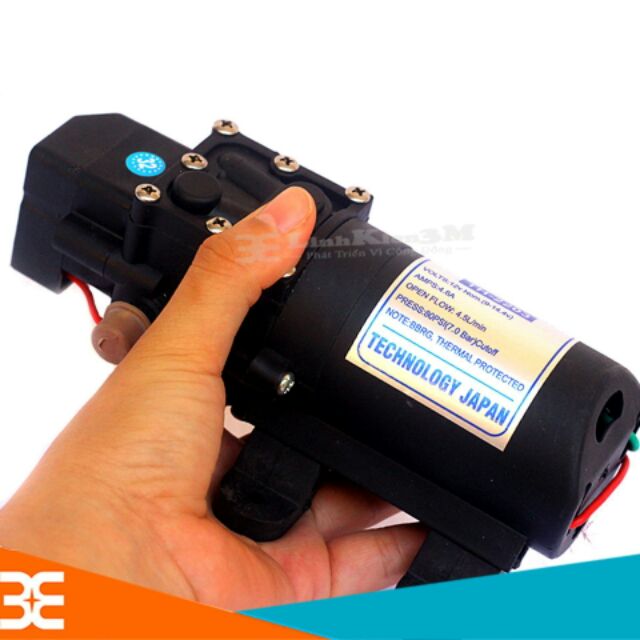 Máy bơm mini 12v công suất 4.5L/phút