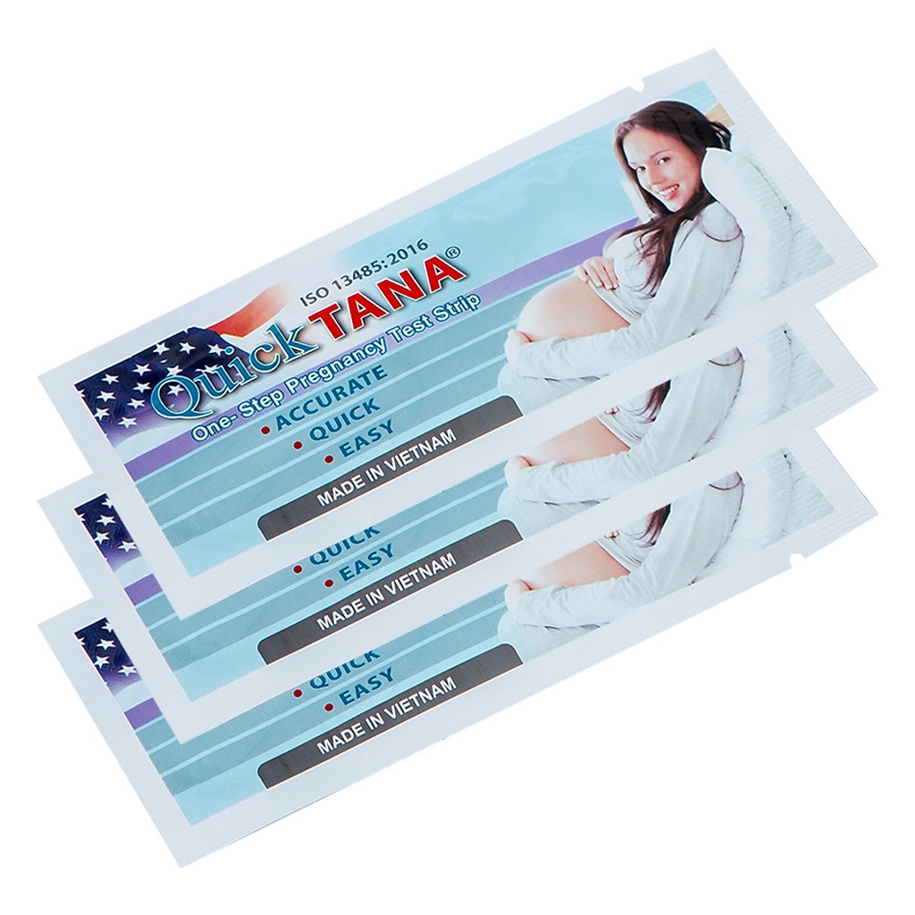 Que Thử Thai Sớm Quicktana TANAPHAR 5mm Chính Xác Test Nhanh 2 Vạch Sớm Hiệu Quả