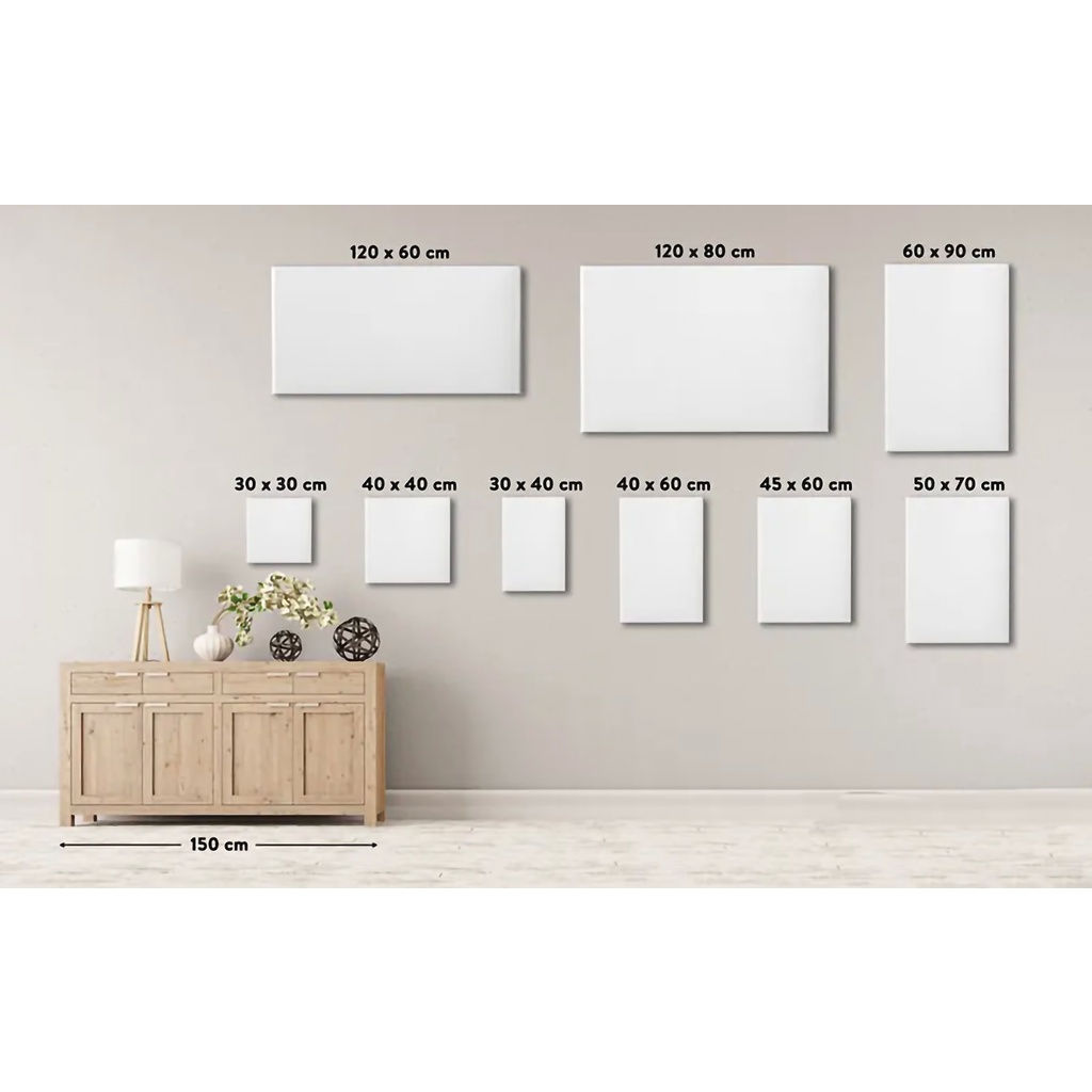 Nhận in ảnh lên vải canvas nhiều kích thước theo yêu cầu đóng khung treo tường