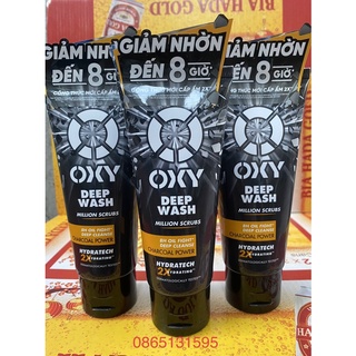 Sữa Rửa Mặt OXY 100g(Đen Kẻ Vàng)