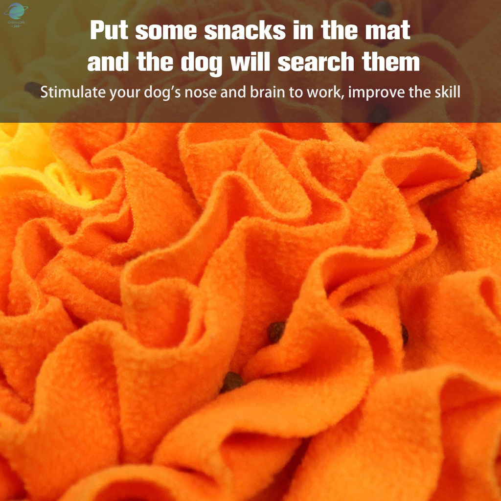 O&G Snuffle Mat Pet Dog Nosework for Dogs Large Small Pet Feeding Mat Interactive Feed Game Encourage Natural Foraging Skills Pet Puzzle Toys
