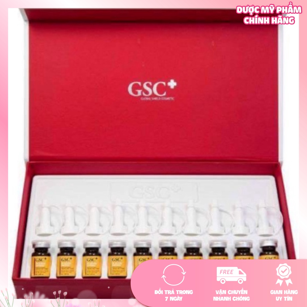 Tế bào gốc xử lý mụn GSC+ Ga Ac Care Ampoule X 8ml, ngăn ngừa mụn nuôi dưỡng phục hồi da