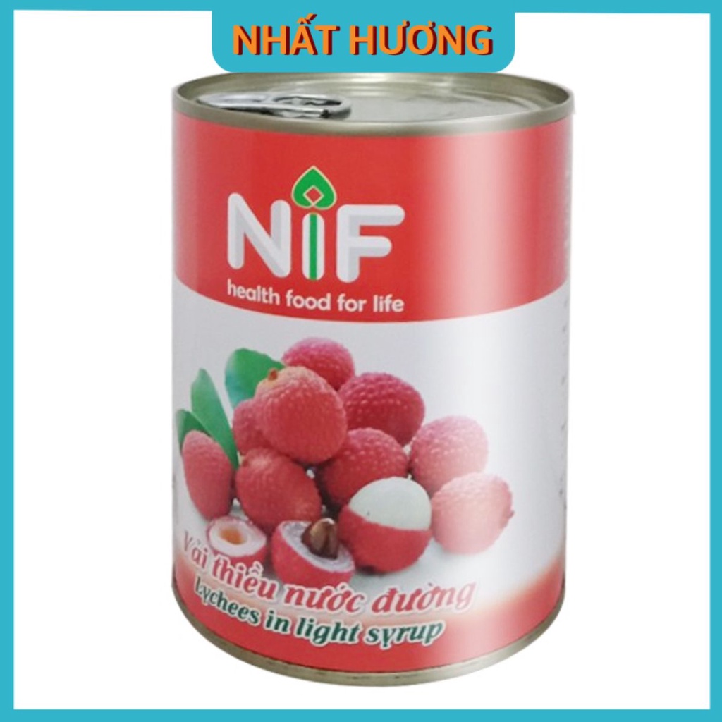 Vải Thiều Nước Đường Nif 560gr