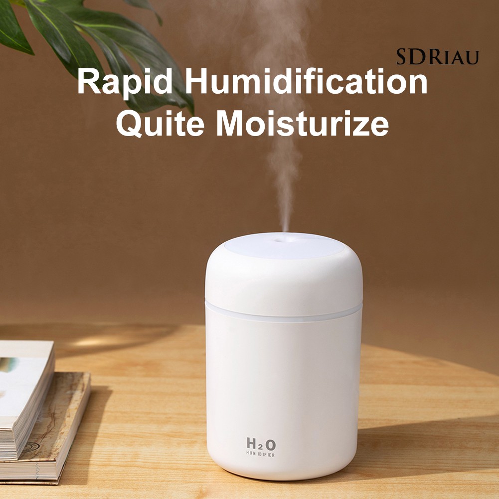 (Hàng Mới Về) Máy Phun Sương Tạo Độ Ẩm Có Đèn Led Nhiều Màu