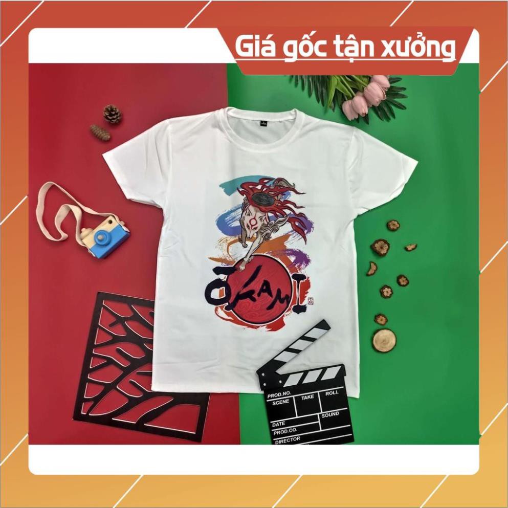 SALE!!! Áo thun unisex Okami Amaterasu Mẫu 2 Giá Rẻ