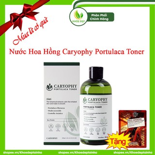 Nước Hoa Hồng CARYOPHY Portulaca Toner 300ml - Chính Hãng