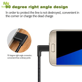 Cáp sạc đồng bộ dữ liệu bện nylon Micro USB 0.2M/1M/2M cho Android