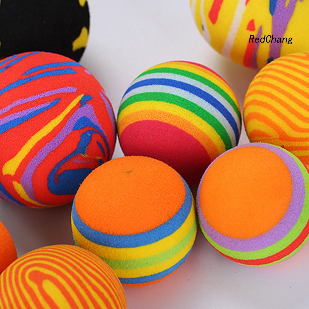 Set 10 Quả Bóng Đồ Chơi Nhiều Màu Cho Mèo
