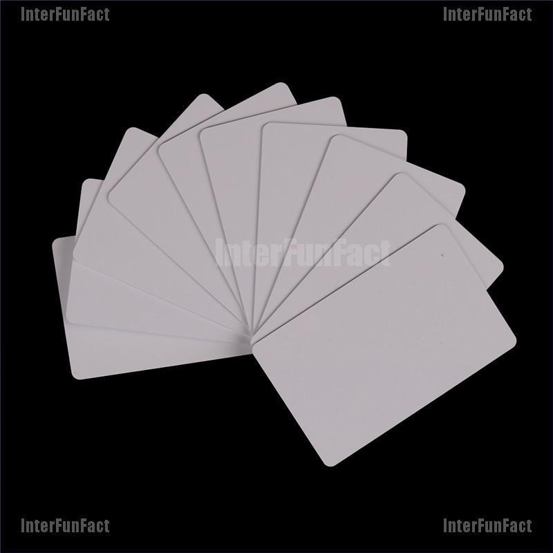Set 10 thẻ trắng 1K S50 IC MHz Read Write RFID