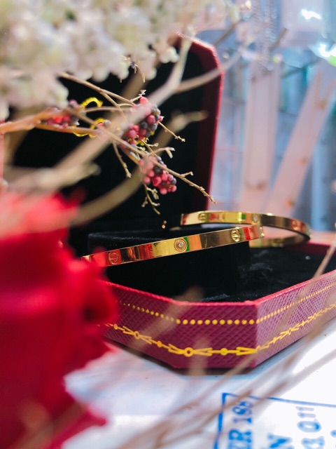 Vòng catier love full box bảng mỏng