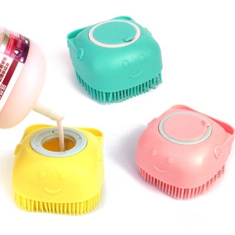 Bàn Chải Tắm Silicon Massage cho Chó Mèo