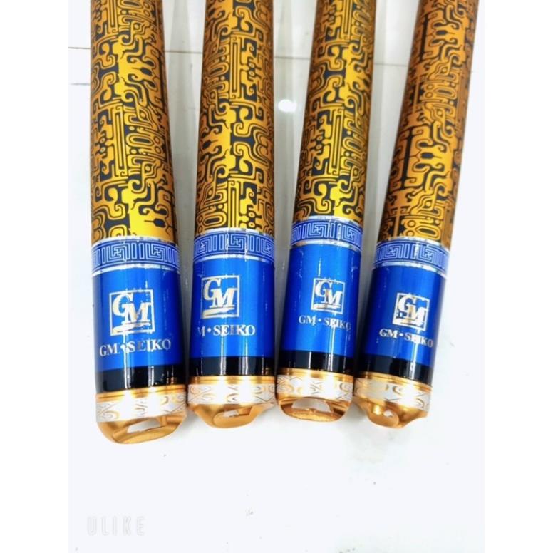 Cần câu tay GM 6H dài 6m3 tải cá 15kg hàng loại 1 Gama Seiko Hoàng Long  chính hãng màu mạ vàng săm hình rồng sang trọng