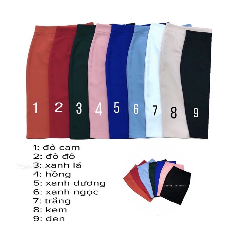 🌸 Chân váy bút chì sẻ sau dáng dài/chân váy đẹp/ chân váy công sở/ chân váy dài HOT 2021 | BigBuy360 - bigbuy360.vn