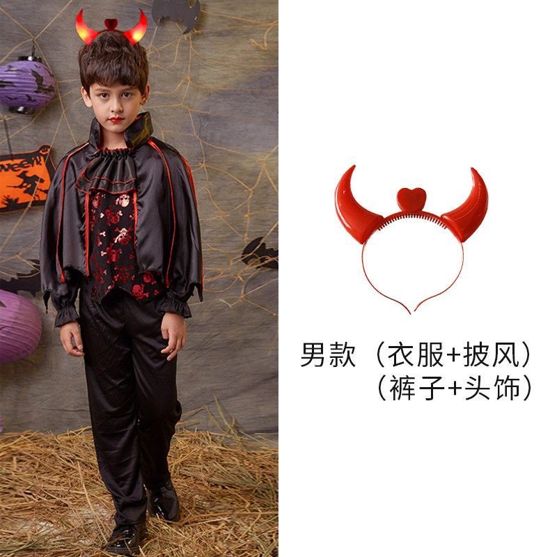 Bộ Trang Phục Hóa Trang Ma Cà Rồng Halloween cho bé Trai / bé Gái