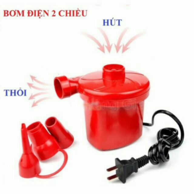 Bơm điện hút thổi 2 chiều ( đen hoặc đỏ)