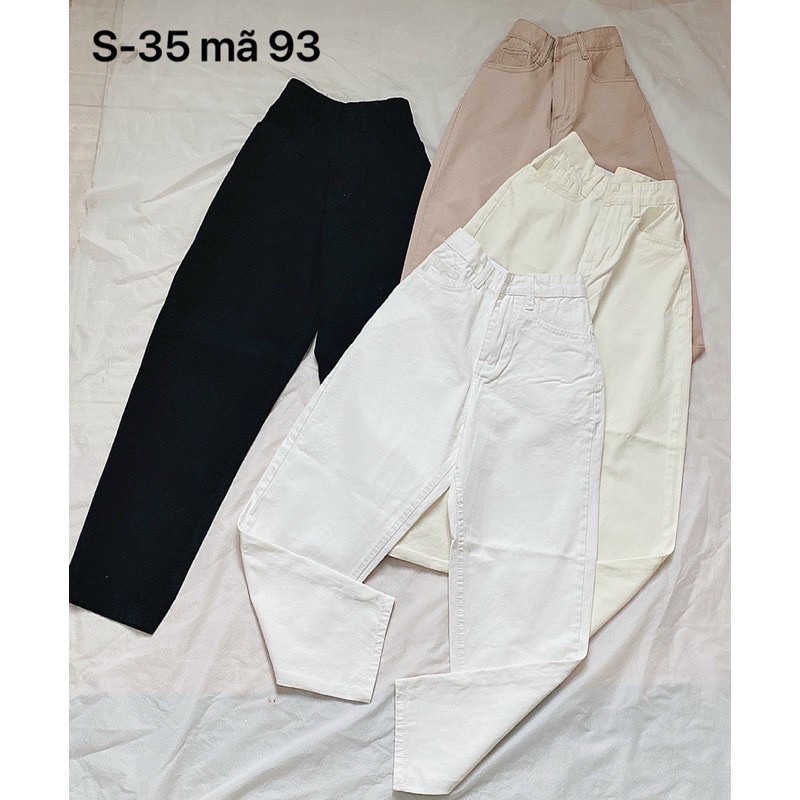 [ Bigsize + Ảnh thật ] Quần baggy kaki nữ lưng cao size đại, chất kaki cotton 100% hàng VNXK Bigsize MS93