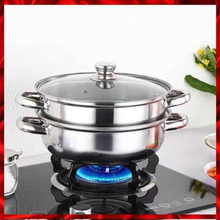 Nồi hấp 2 tầng đa năng 28cm