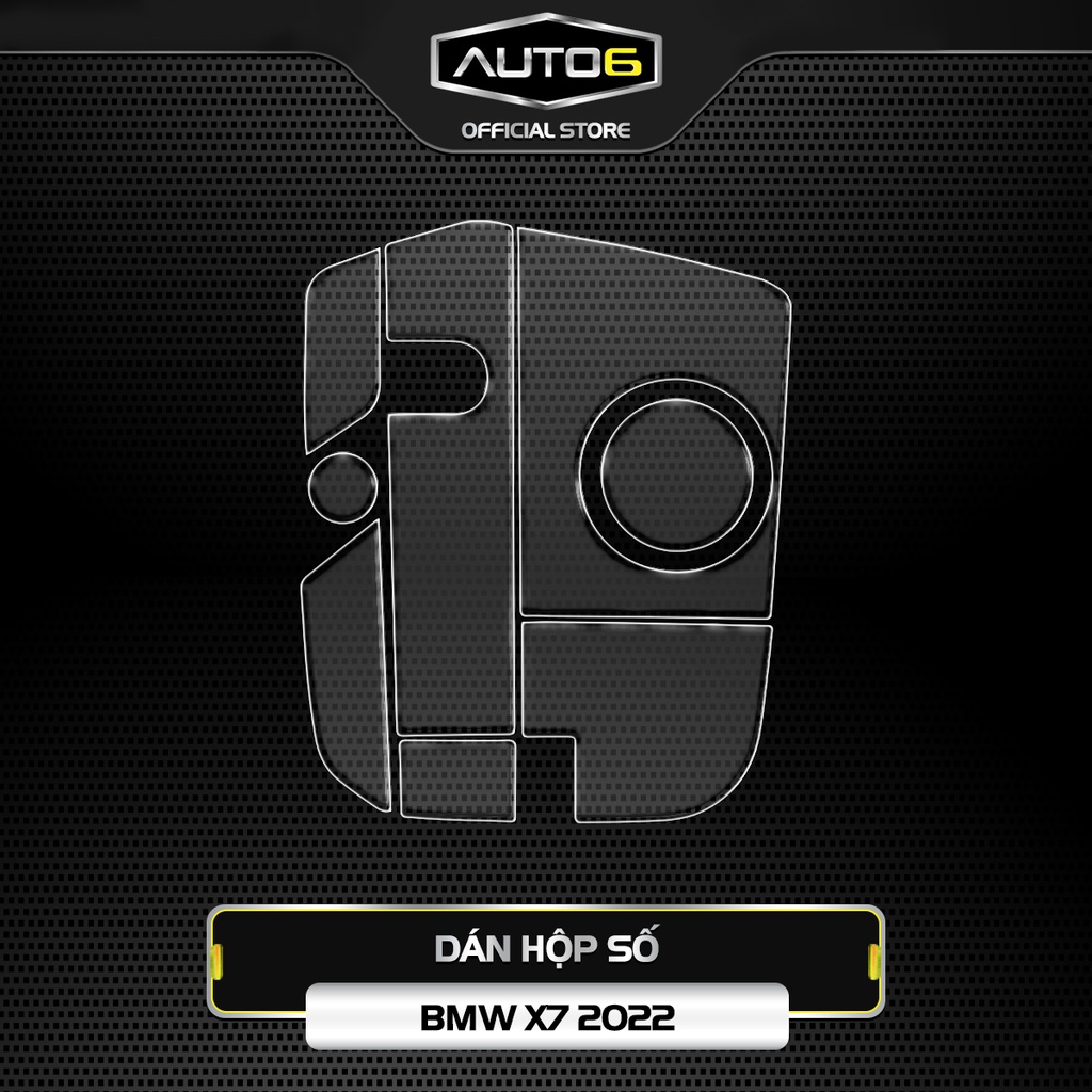 Bộ 3 chi tiết Film PPF trong suốt dán xe BMV X7 2022 chống xước bảo vệ nội thất ô tô - AUTO6