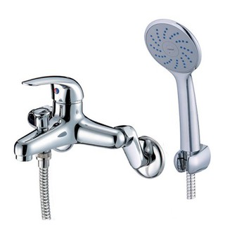 Sen tắm nóng lạnh tay dây bát sen mạ chính hãng CAESAR S360C