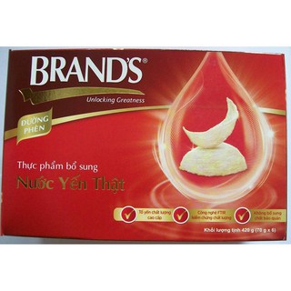Nước yến Brand's 70g hộp 6 hũ
