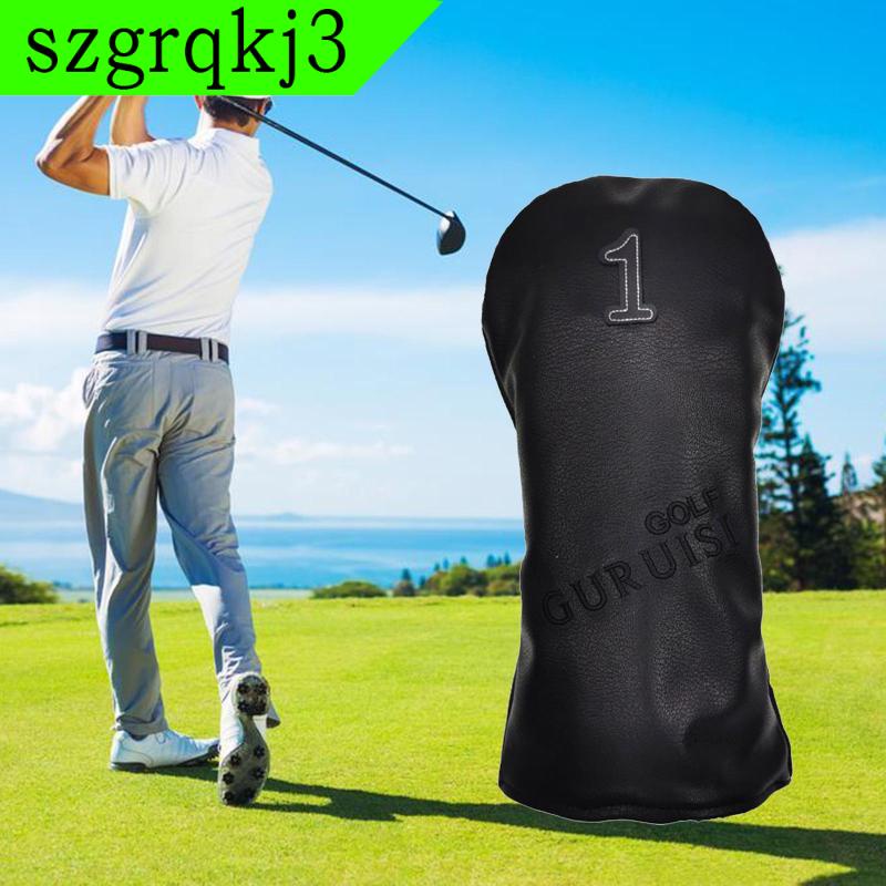 Vỏ bọc đầu Golf Fairway Wood Putter Tay áo lai có thẻ số