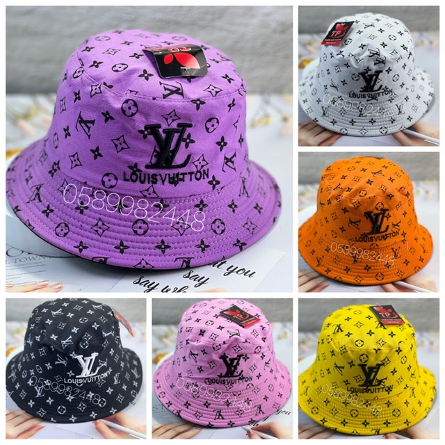 Mũ bucket tai bèo 2 mặt thêu nổi v.l.l nam nữ họa tiết năng động nhiều màu (CHUYÊN SỈ LẺ MŨ NÓN THỜI TRANG)