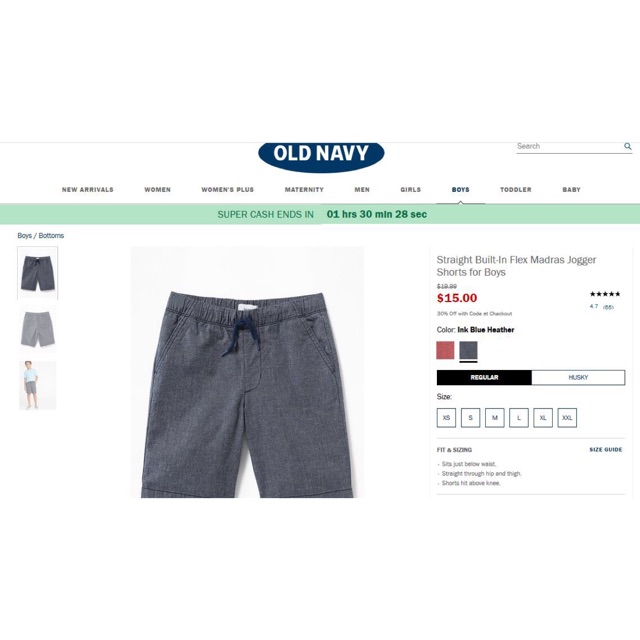 Sóc trẻ em nam OLD NAVY