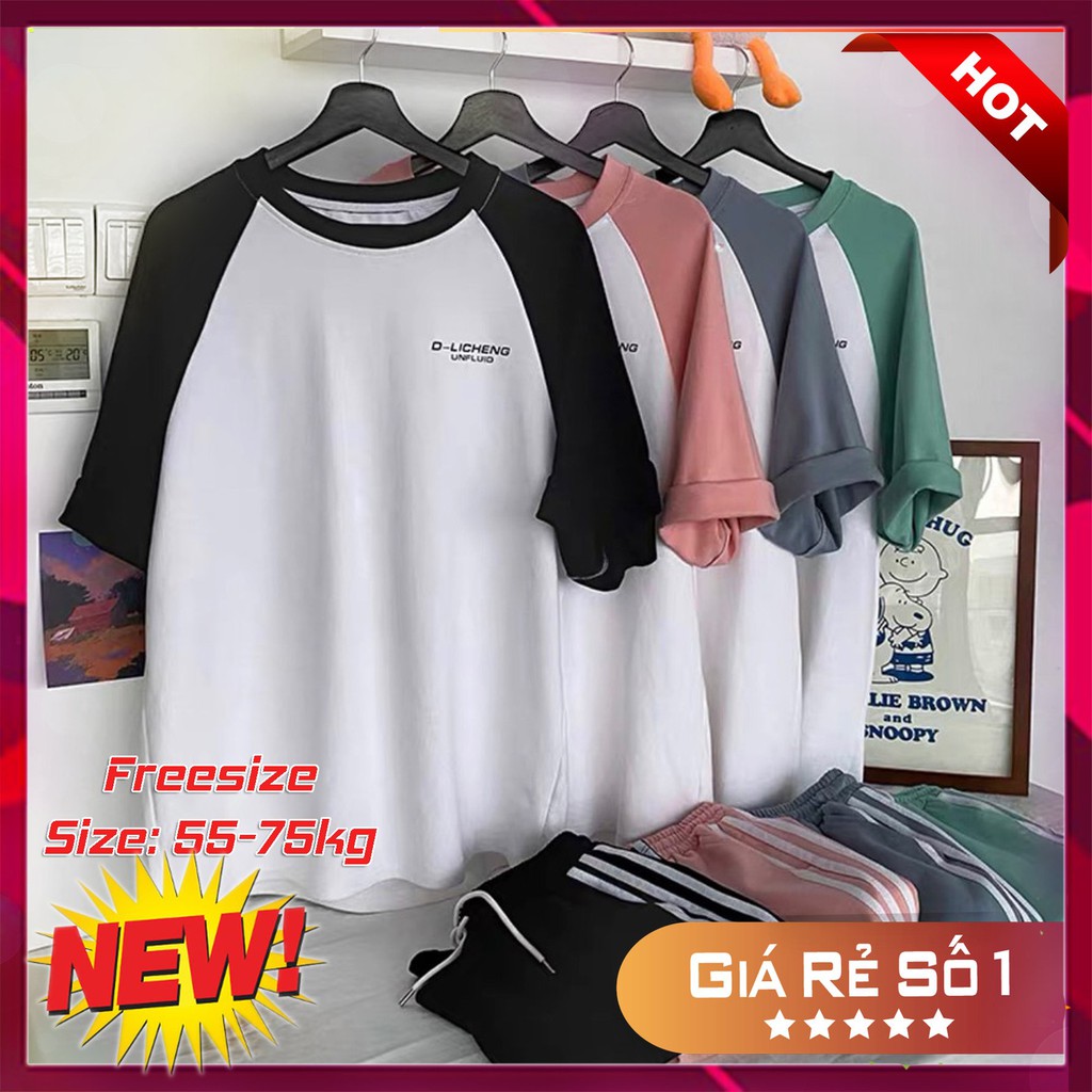 Bộ thể thao 💥 HÀNG LOẠI 1 💥 raplang hothit tay lỡ from rộng Oversize unisex | BigBuy360 - bigbuy360.vn