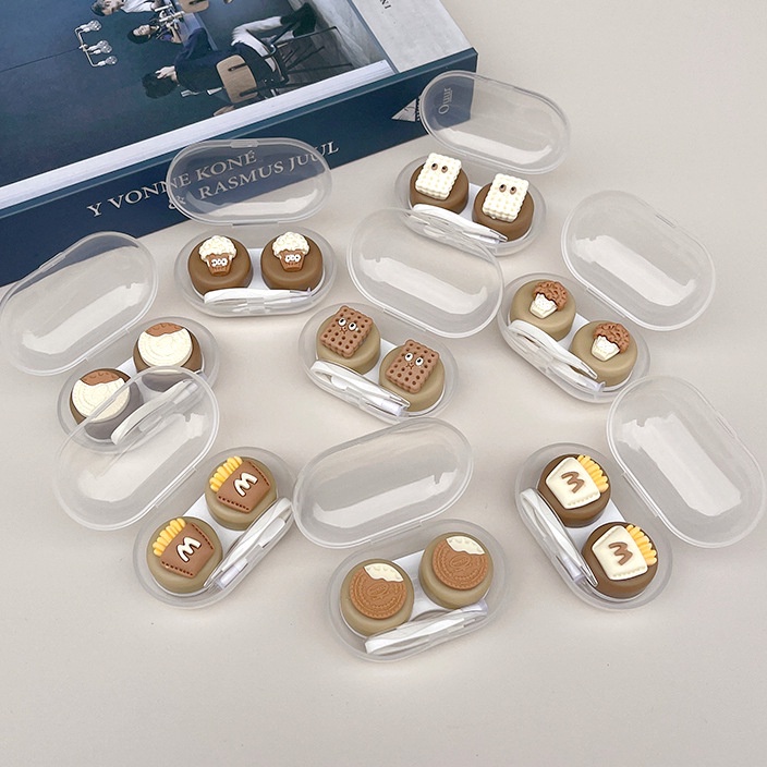Khay Mini 3D Bánh Mẫu Mới - Case Đựng Lens