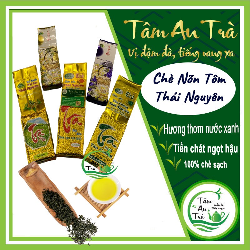 [free ship] Trà Nõn Tôm Thái Nguyên 1kg (Đặc Sản Chè Tân Cương) Vị Đậm Đà