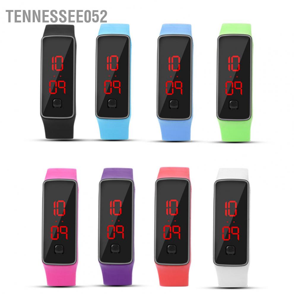 Đồng Hồ Điện Tử Hiển Thị 12 Giờ Đèn LED Dây Silicone Tennessee052