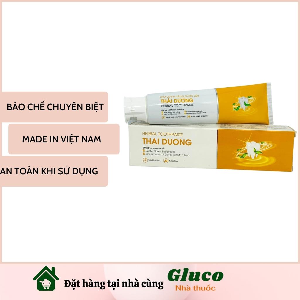 [CHÍNH HÃNG - DATE MỚI NHẤT] Kem đánh răng Thái Dương 150g GLU046