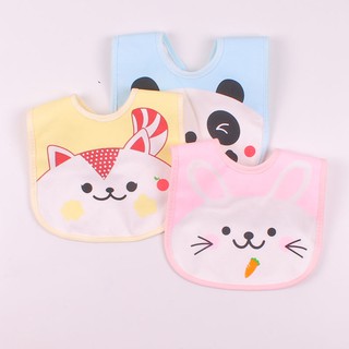 Yếm Ăn Dặm Chống Thấm Cho Bé 100% Cotton